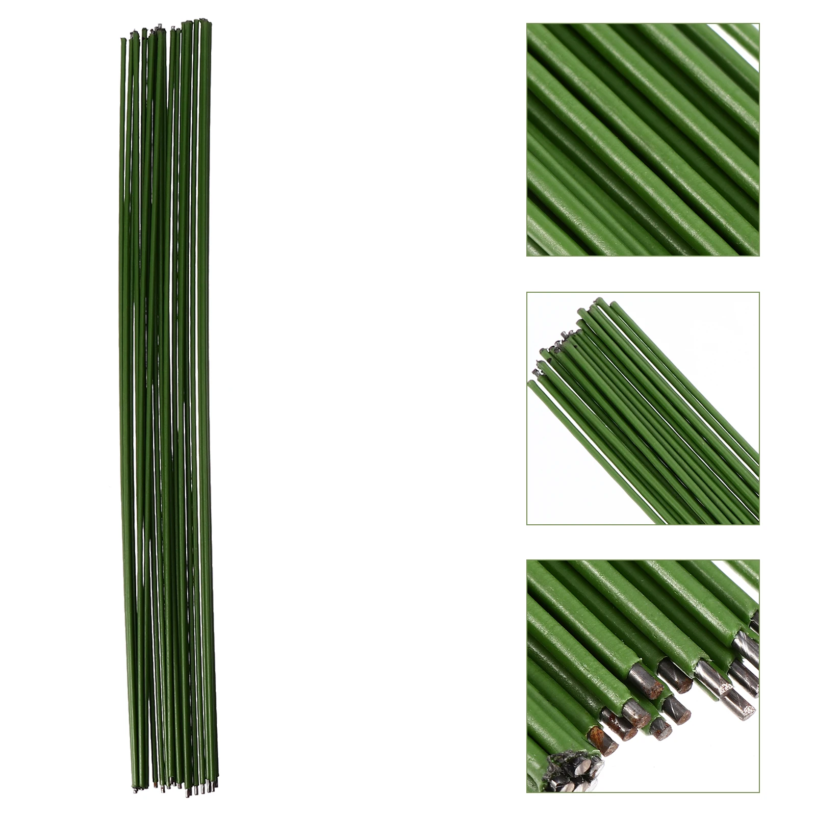 

50pcs Iron Wire Support Frame Plant Stakes Garden Arrangements Durable Reusable Vegetable Tomato Stems