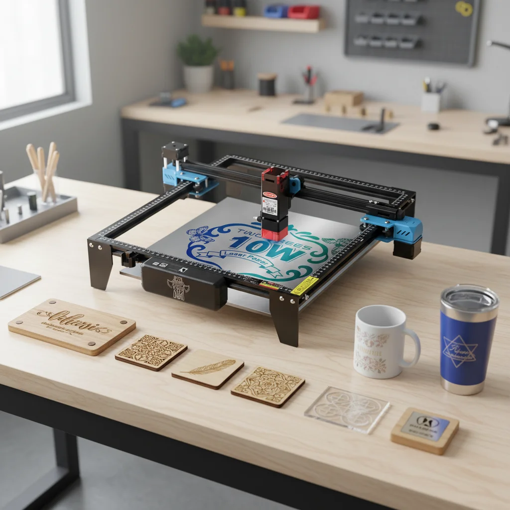 

5.5W Dual Laser Engraver and Cutter for Wood Stone Rubber Plywood Mugs Bottles High Precision 3D Gantry Machine DIY Crafts
