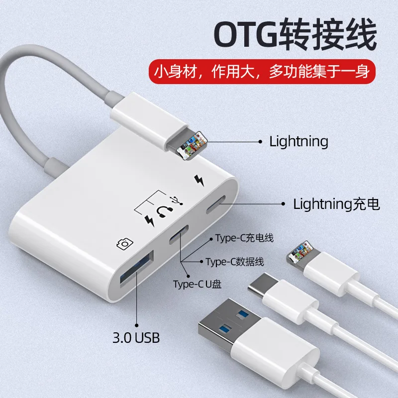 Type C Adapter TF CF SD Memory Card Reader OTG Writer Compact Flash USB-C for IPad Pro Huawei Macbook Samsung Xiaomi Cardreader