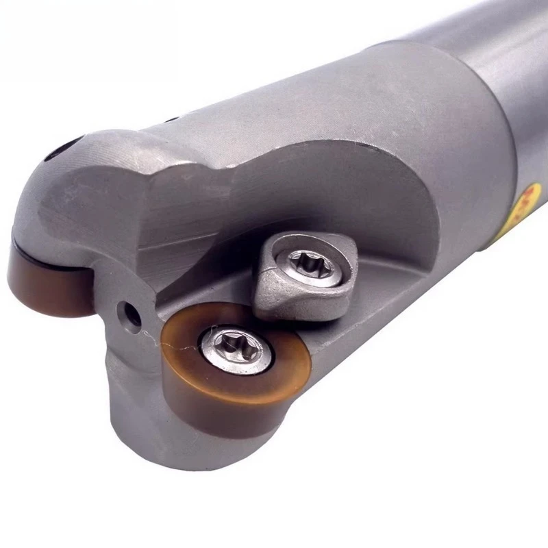 EMRC 25mm 30mm Two Teeth RPMT Clamped Steel Mill  Carbide Inserts Round Nose End Milling Cutter