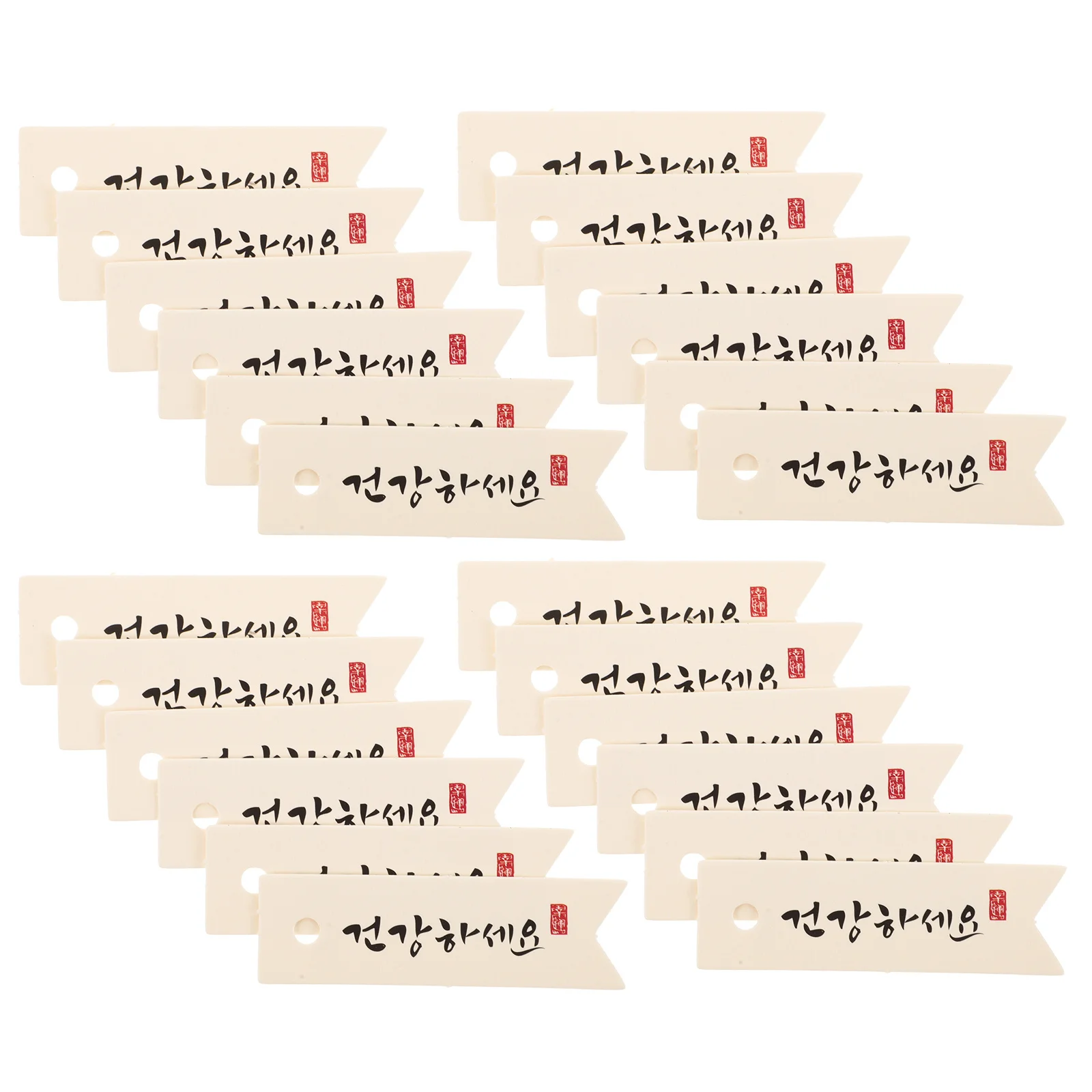 100 Stück koreanische Segenskarten zum Selbermachen, Geschenkverpackungsetiketten, kreative Geschenkverpackung, dekorative Mehrzweck-Verpackungsetiketten, Festivalkarten
