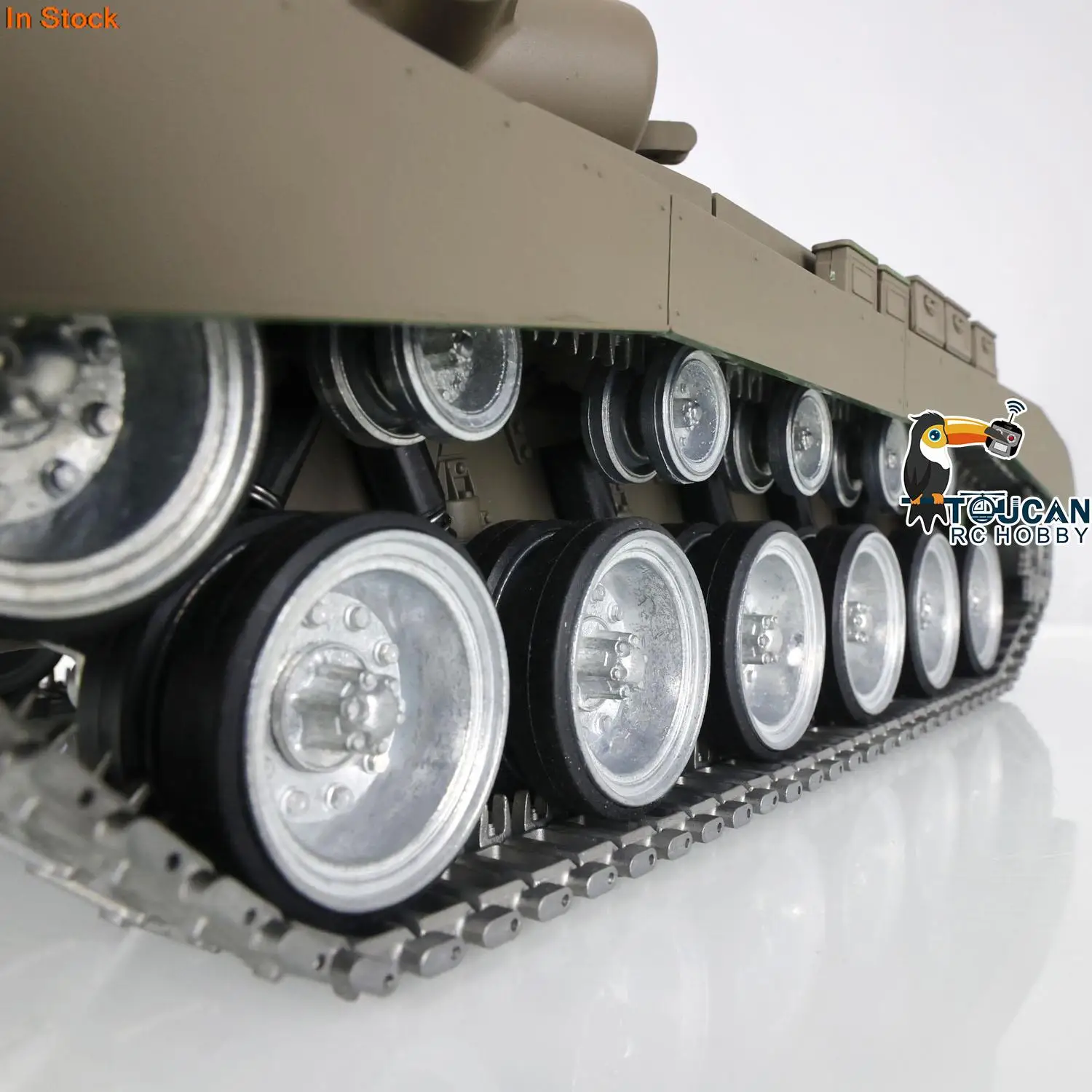 In Stock 1/16 HENG LONG 7.0 M26 Pershing Green RTR RC Tank 3838 Full Metal Tracks Wheels 360° Turret Steel Idler Gearbox BB Unit