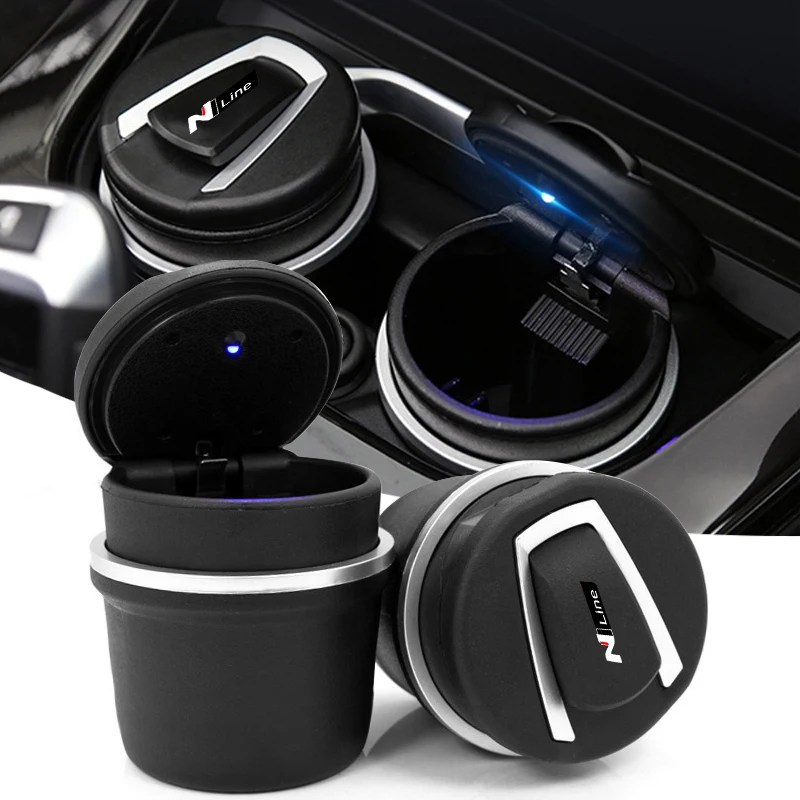 Автомобильный универсальный светодиодный контейнер для сигаретной пепельницы для Hyundai i10 i20 i30 NLine Sonata Tucson Azera Elantra, автомобильные аксессуары Автомобильный универсальный светодиодный контейнер для сигаретной пепельницы для Hyundai i10 i20 i30 NLine Sonata Tucson Azera Elantra, автомобильные аксессуары