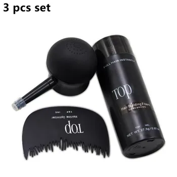 헤어 섬유 재성장 파우더 케라틴 어플리케이터, 헤어 빌딩 섬유 스프레이 펌프, 헤어 성장 제품, 미용 건강, 9 색, 27.5g 