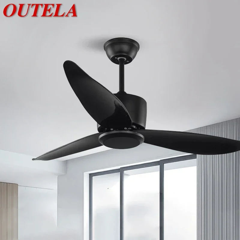 OUTELA Nordic Without lights Ceiling Fan Modern Minima lism Living Room Bedroom Study Cafe Hotel