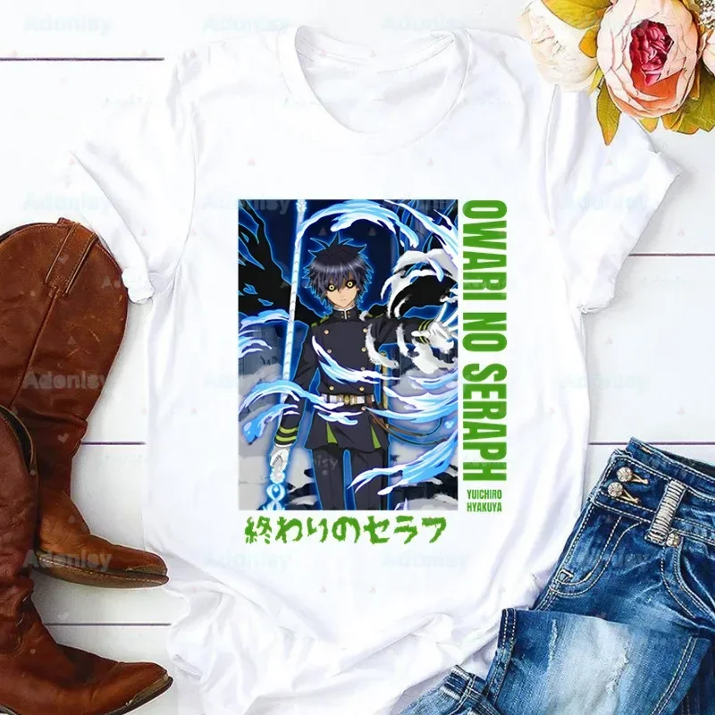 

Yoichi Saotome eraph of The End Shinoa Hiiragi Harajuku Tops Summer Tops Graphic Tees T-shirt Clothes T Shirt ,Drop Shipping