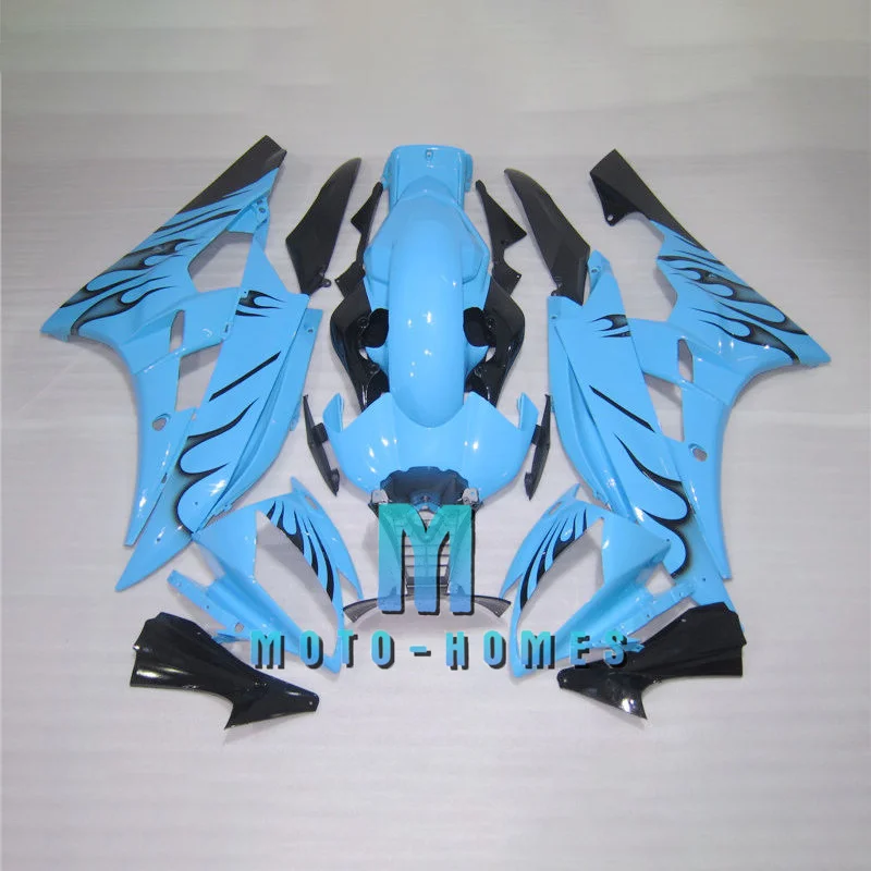 Free Cusom Injection Molding Fairings Parts for Yamaha YZF R6 06 07 R6 2006 2007 Road Racing Bodywork No Need Modify Blue