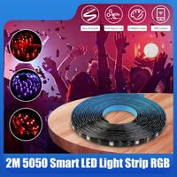 Sonoff 5050 RGB 2M Light Strip Waterproof L2 Lite Light Strip Controller Work With Music Alexa Google Home Assistant Ewelink