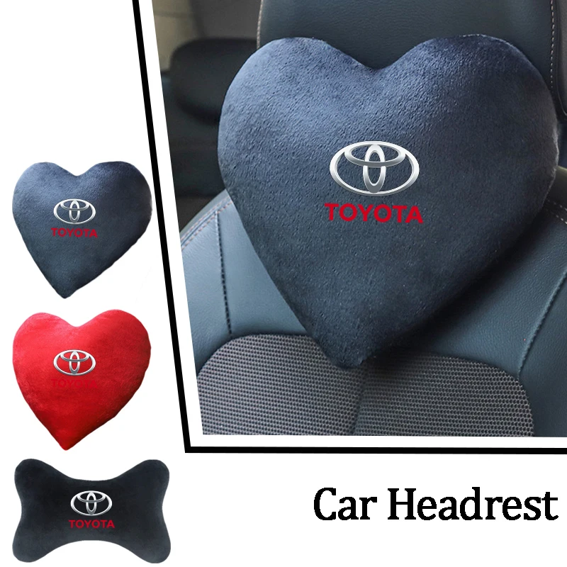 

Car Neck Headrest Pillow Car Seat Neck Pillow Heart Shape For Toyota GRsport Hilux Corolla Aygo Yaris Corolla Rav4 CHR