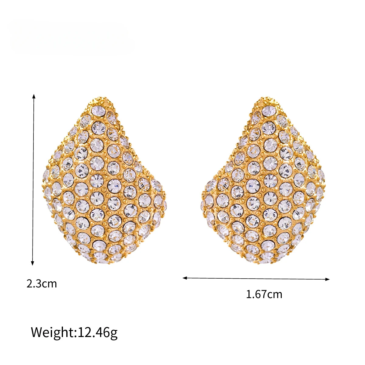 1 pair of fashionable and delicate earrings for women, suitable for daily wear and gifts