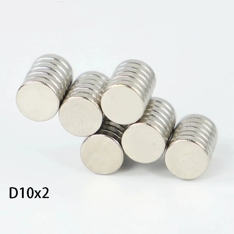 10pcs 10mm Round Craft Magnets - 2mm Thin Magnets for Jewelry Making, Resin Molds & DIY Projects