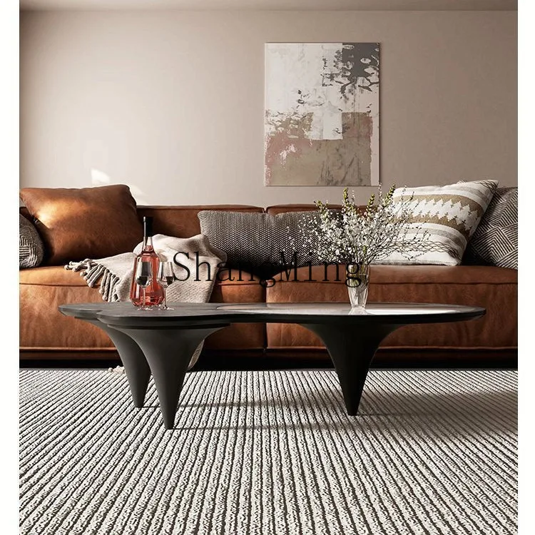 CL special-shaped small apartment modern household simple light luxury living room thickened cloud coffee table coffee table
