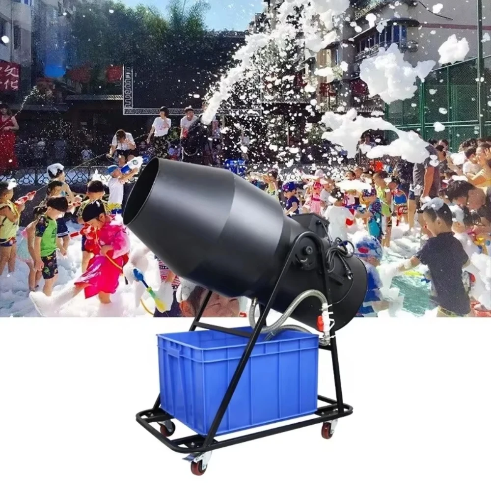 

Most Popular Jet Foam Cannon Hine Powerful Wedding Party Mobile Head Gun for Swimming Kids Water Park Foam Machine for Effect
