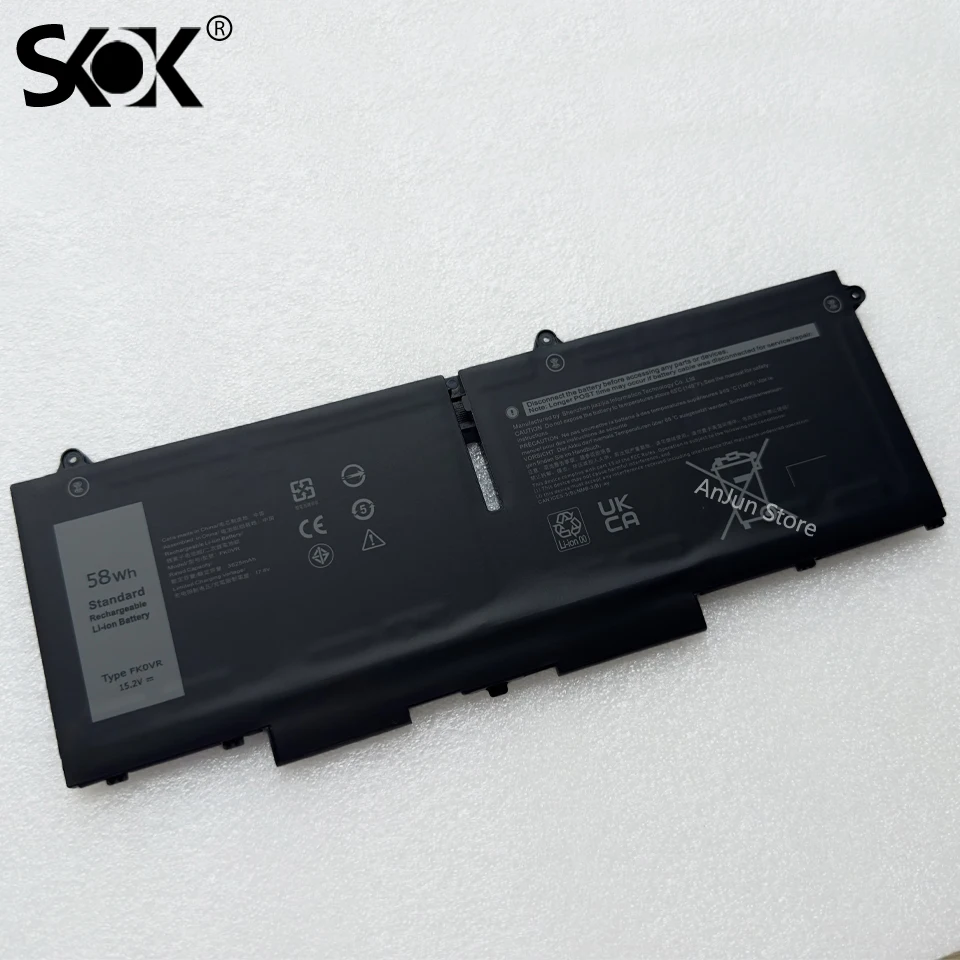 FK0VR-batería para portátil Dell Latitude 7430, 7530, 5330, P133G, P133G002, P134G002, P134G, P135G, P135G002, P136G, Series Notebook FKOVR