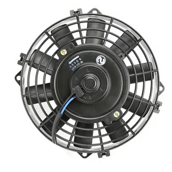 Universal 8 inch 12V cooling fan electric condenser black car air conditioning system for street/rat/hot rod classic muscle car