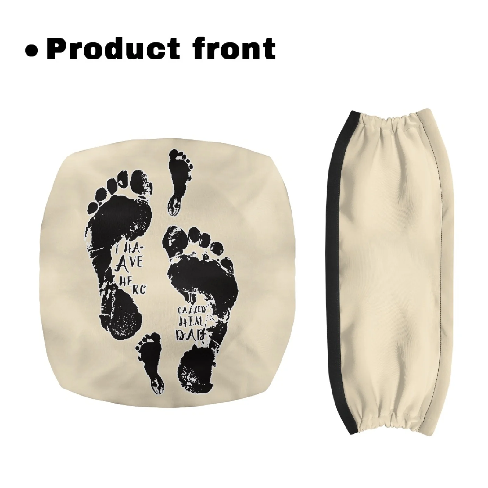 Coloranimal Abstract Dog Pattern 2 Pcs Walker Seat Cushion Rollator Seat Cover for Senior Ladies Neighborhoods