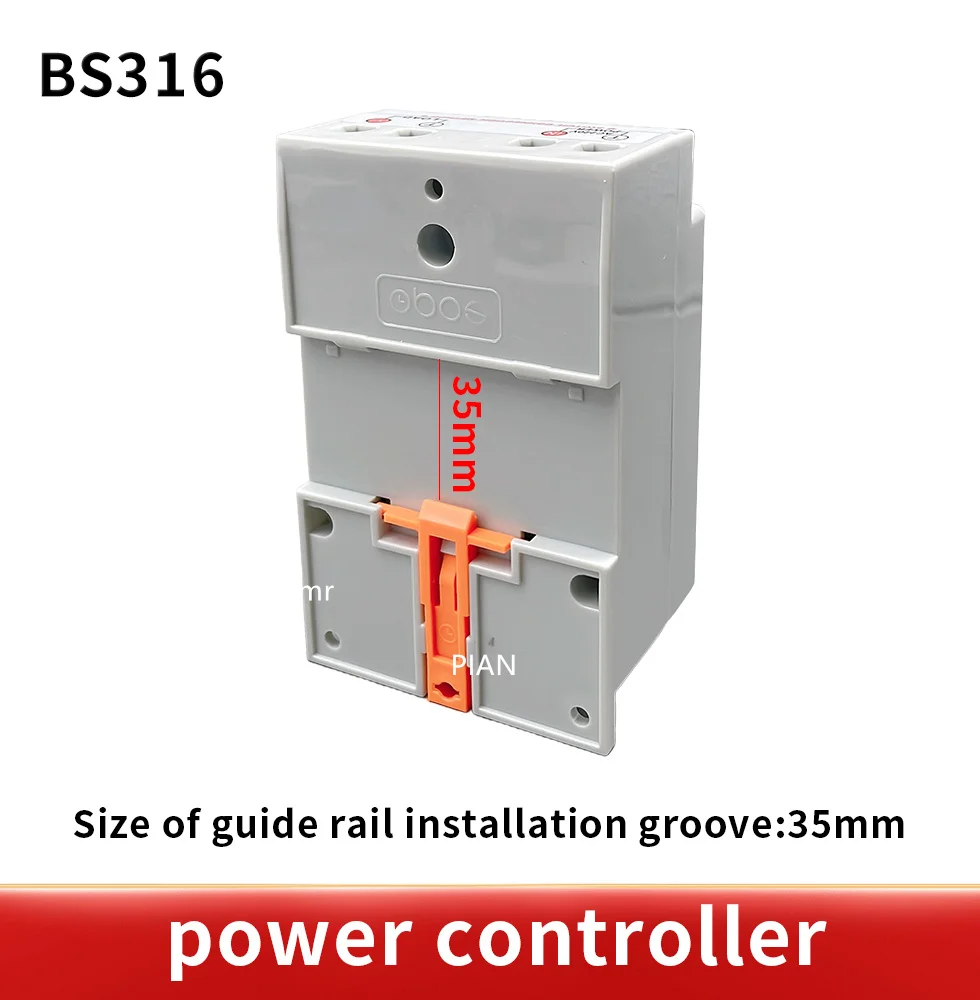 BS316 AC 220V 25A Din Rail LCD Digital Programmable Electronic Timer Switch Digital Timer Controller BS316