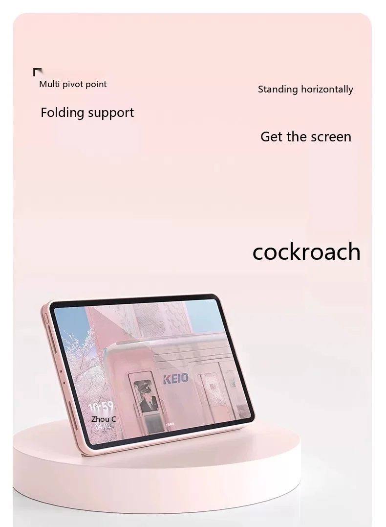Für Xiaomi Pad Redmi Pad 12,4 12,1 11 10,6 9,7 Zoll Silikon Magnetische Stoßfeste Sleep-Wake-Hülle – Detail 15
