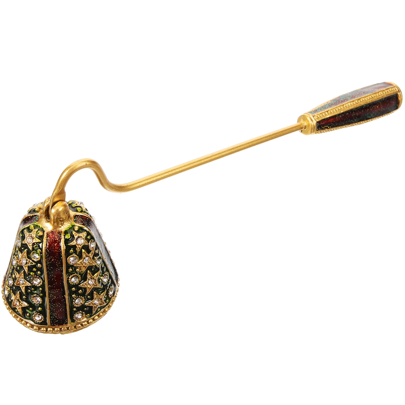 

Rhinestone Extinguisher Long Handle Snuffer Tool Wax Burns Prevention Home Decor Gift Ideas Metal Candles Accessories