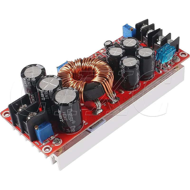 1200W 20A DC Converter Boost Car Step-up Power Supply Module 8-60V to 12-83V (1200W 20A Boost Converter)