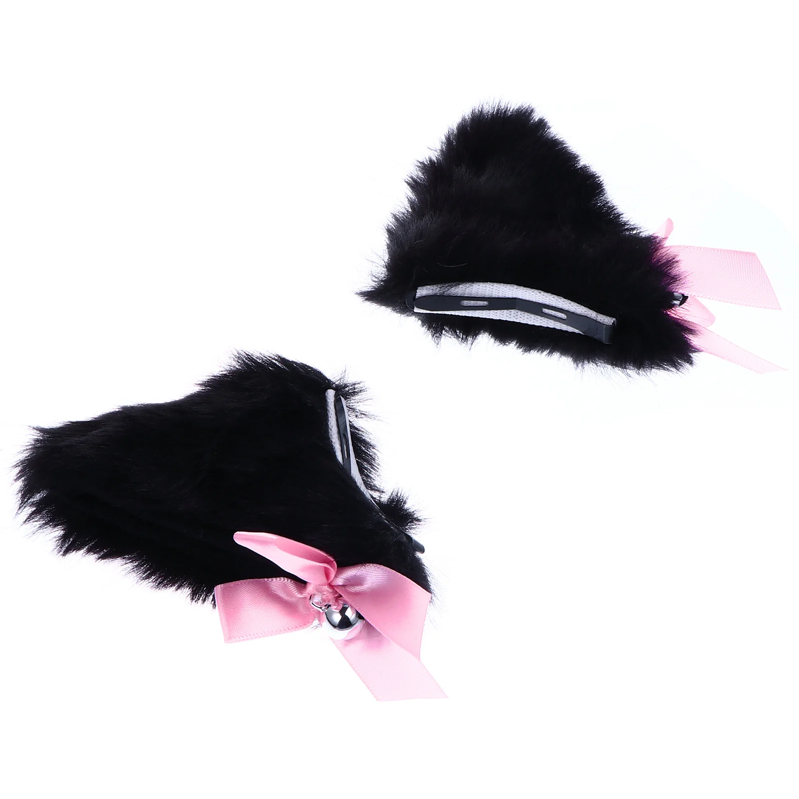 

1Pair Cat Ear Hair Clip Lovely Party Decoration Costume Clip Halloween Cosplay Hair Barrette Cat Ear Barrette Codplay Prop