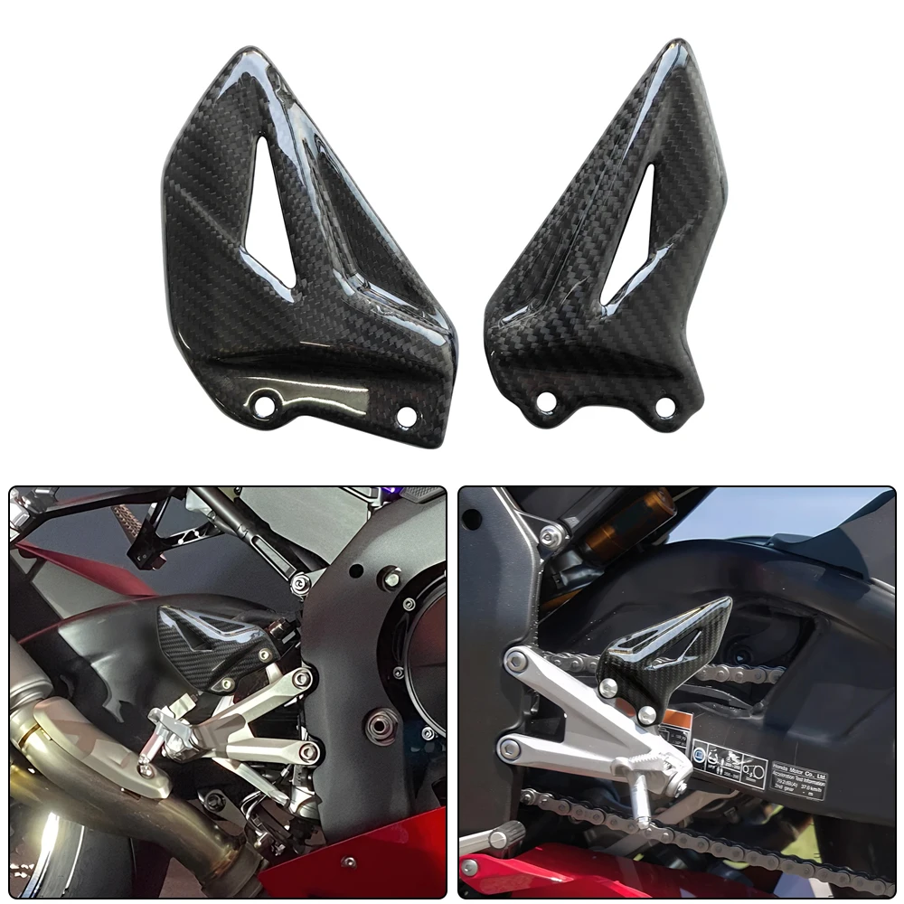

For Honda 2020-2024 CBR1000RR-R motorcycle modified carbon fiber fairing foot guard accessories