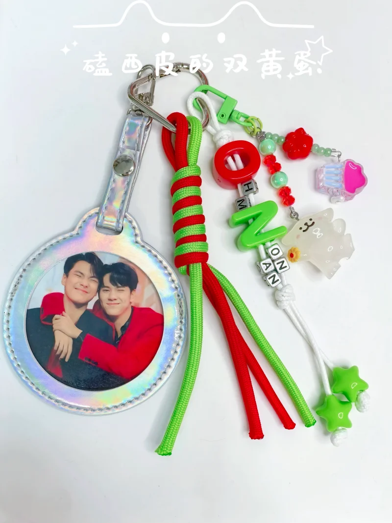 

Тайская звезда ручной работы Bad Bubby Series BadBubbySeries OHM NANON PAT PRAN OhmNanon, украшение для сумки, аксессуары, сумка, подвеска, брелок