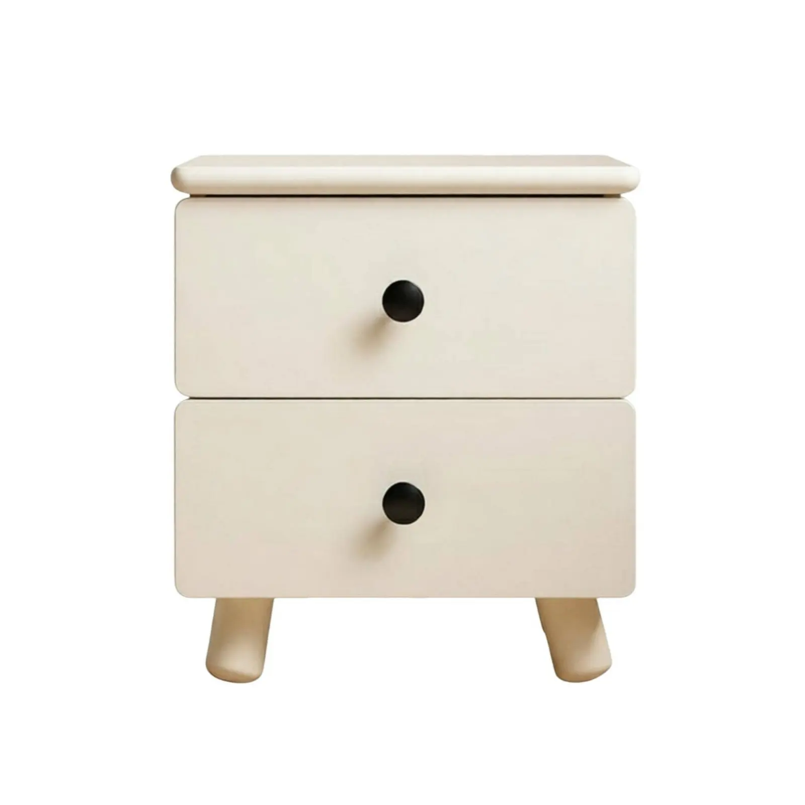 

2-Drawer Bedside Chest Modern Design Bedroom Furniture 0 Formaldehyde Added Large Capacity for Adults