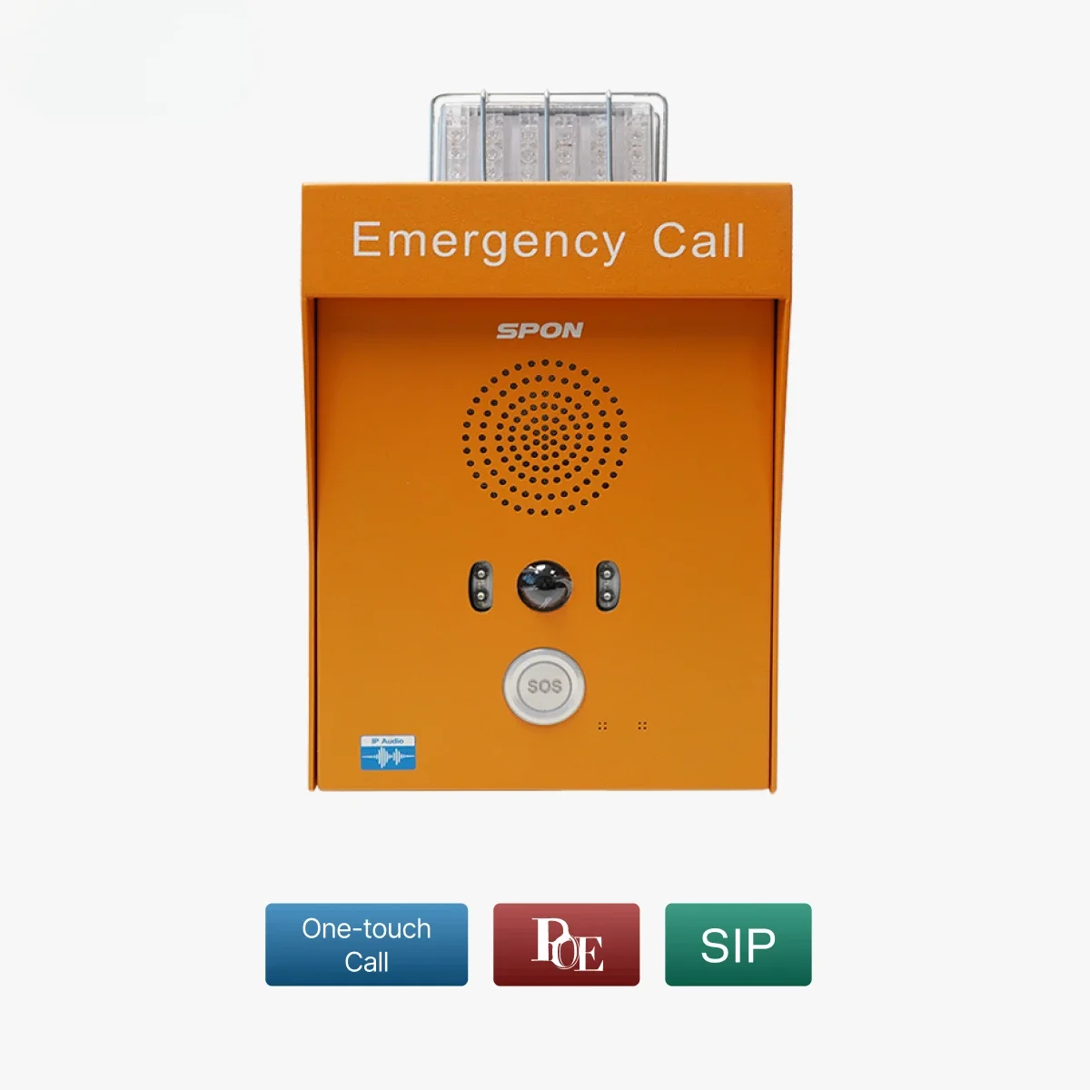 SPON Highway SOS Emergency Phone Industry Intercom for Factory, Highway, School Emergency Alarm System Mining Intercom