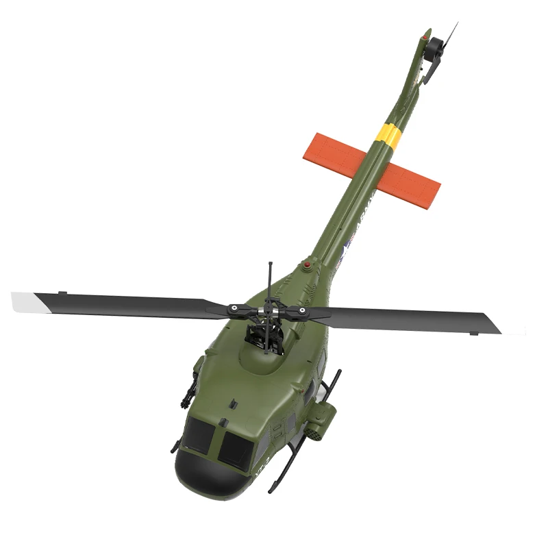 Yuxiang F07 1/34 Uh-1 المزدوج فرش هليكوبتر ستة قنوات تحديد المواقع التدفق البصري Rc طائرات هليكوبتر اللعب