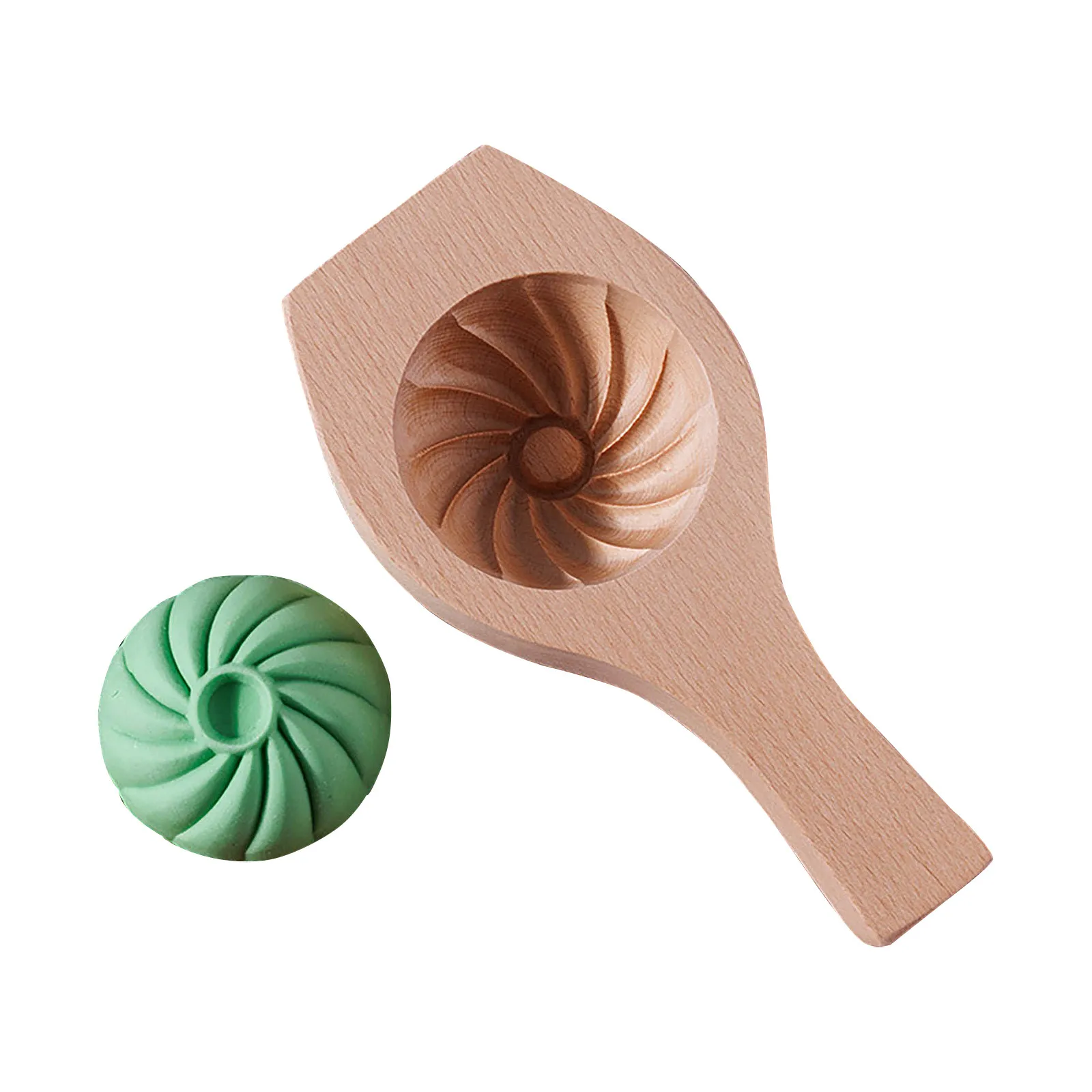 Steamed Bread Mold Artifact Solid Wood Pasta Bag Steamed Stuffed Bun Tool Outfit Pastry Steamed Stuffed Bun Large Household