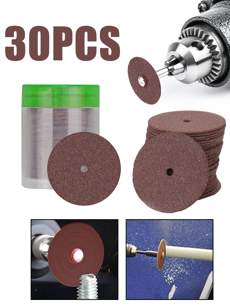 XCAN tarcza do odcięcia z żywicy 150 sztuk 25mm tarcza do cięcia metalu do Dremel akcesoria do narzędzi obrotowych brzeszczot do piły tarczowej — zdjęcie 2