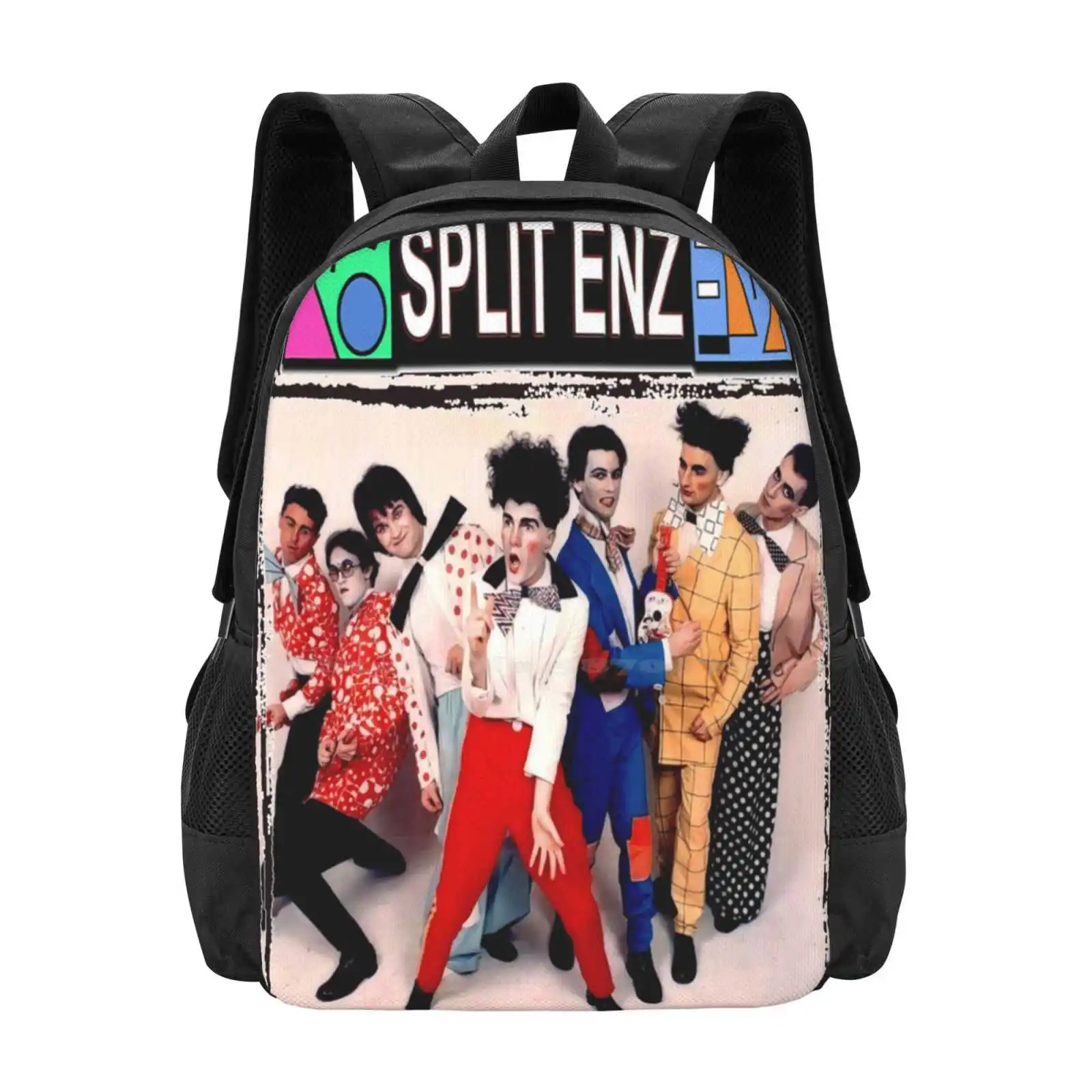 Split Enz Classic T-Shirt Copy Hot Sale Schoolbag Backpack Fashion Bags Split Enz Copy