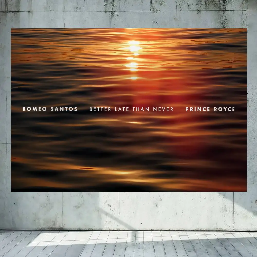 R-Romeo Santos Better Late Than Never 150x200cm 60x90cm Flag Decoration Outdoor Picnic Party Home Camping Party Art Hanging Bann