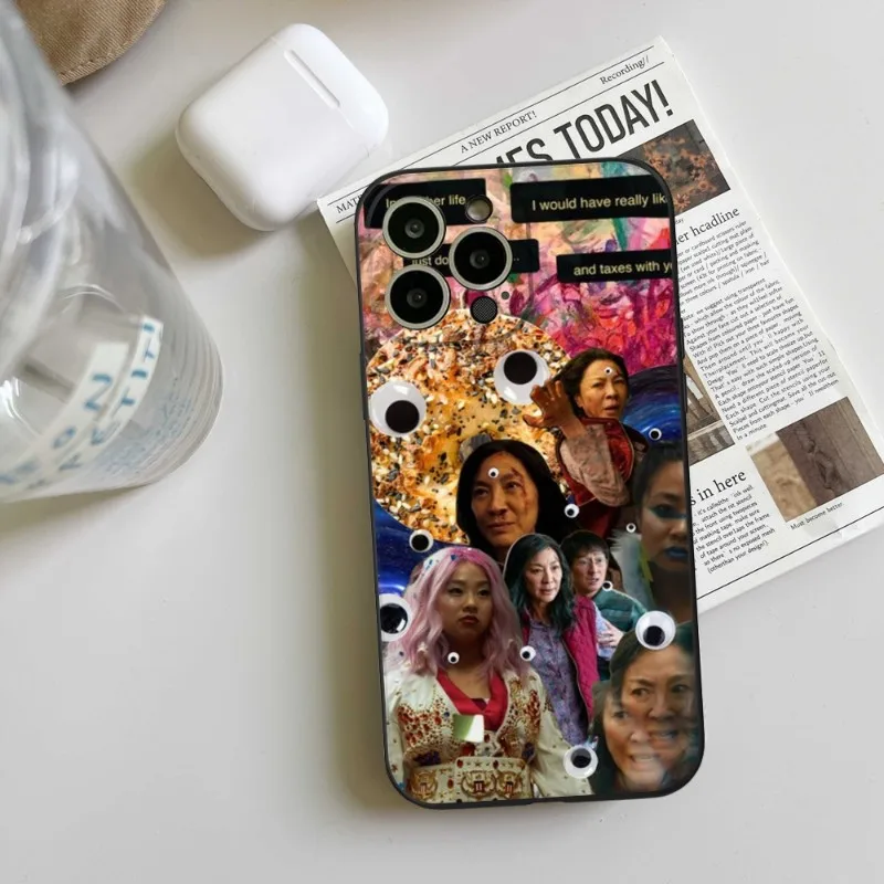 Everything Everywhere All at Once  Phone Case FOR IPhone 15 14 13 11 12 Pro 8 7 Plus X 13 Pro MAX XR XS MINI Black Covers