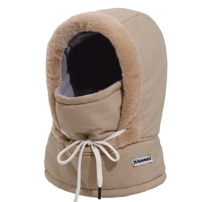 Thermo-Sturmhaube für kaltes Wetter, Winter, winddicht, Kapuze, Mütze, Plüsch, Halswärmer, Ski-Gesichtsmaske für Outdoor-Aktivitäten – Detail 12