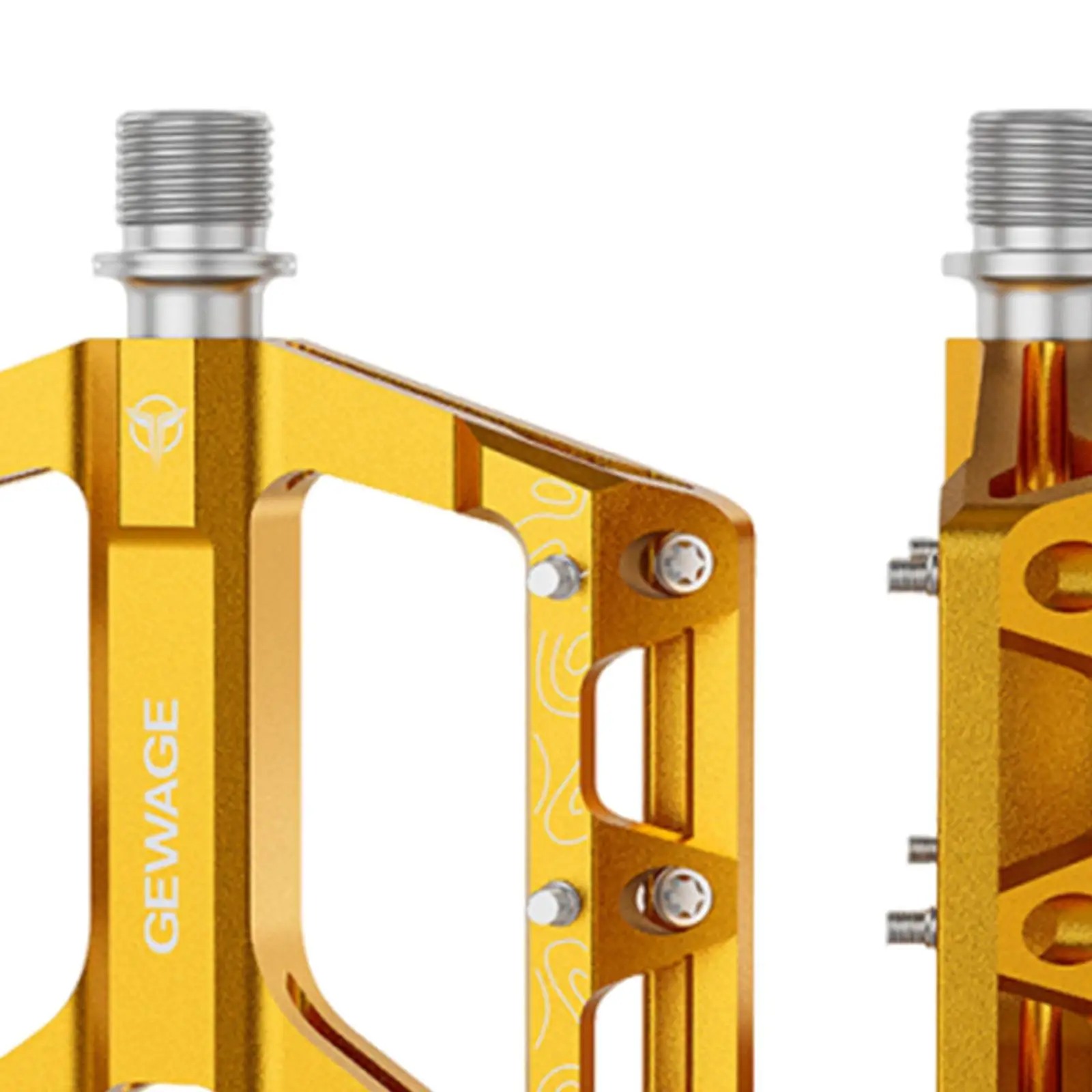 قطعتان من دواسات الدراجة لدواسات الدراجة القابلة للطي لإصلاح BMX