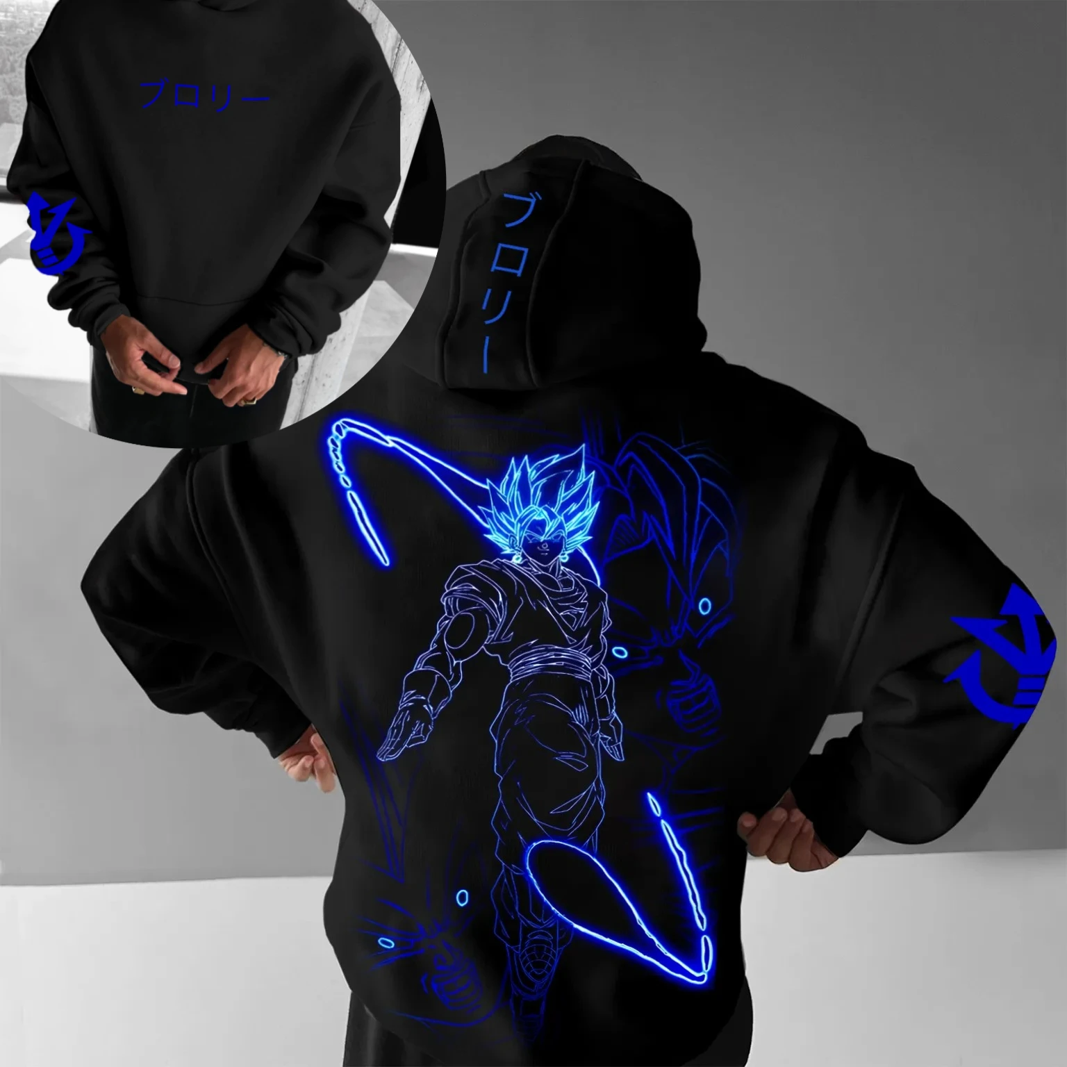 

Dragon Ball Autumn and Winter Japanese Hot Blood Animation Classic Character Hoodie Men's and Women's Top Casual and Comfortable