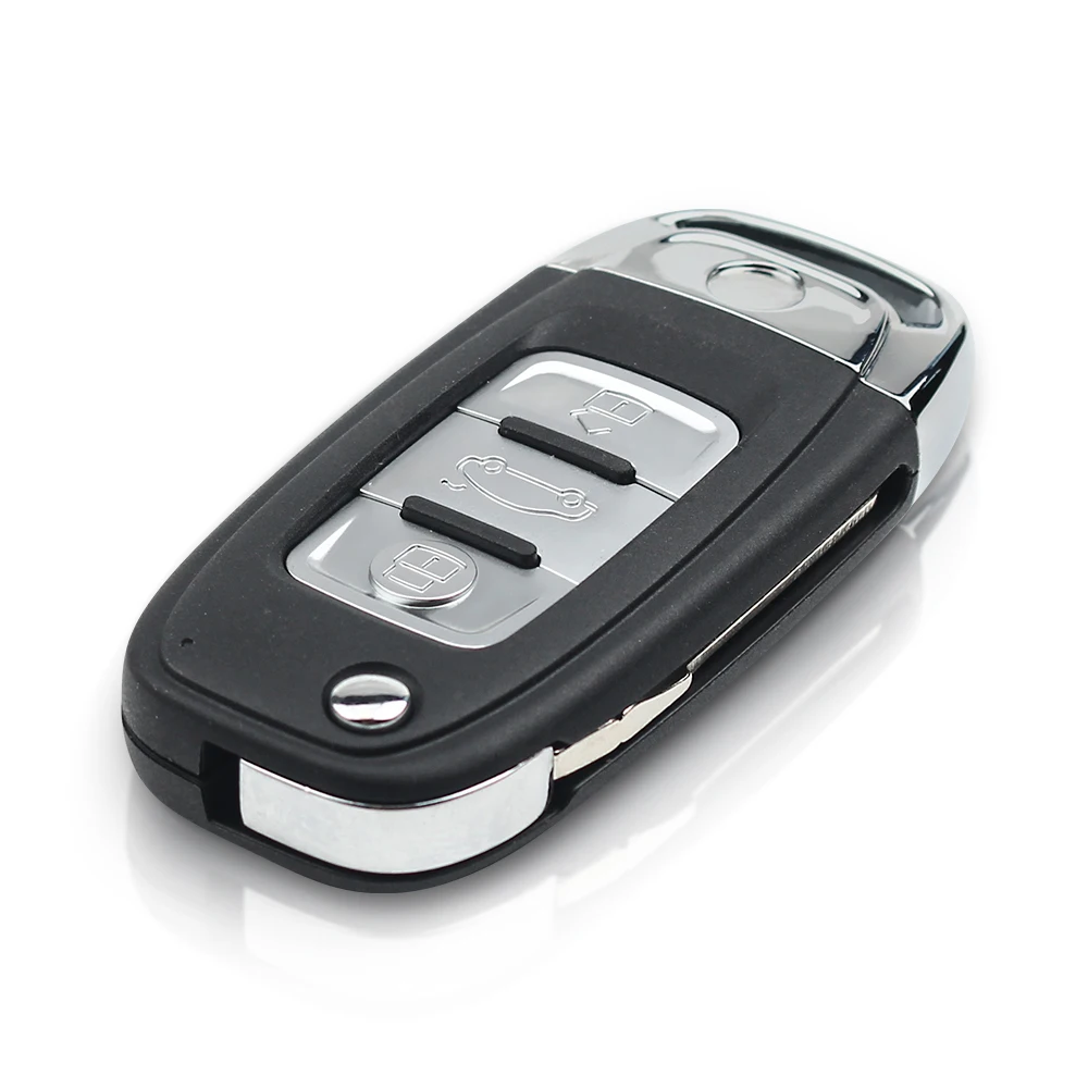 KEYYOU Modified Remote Key Shell Case Fob For VW Volkswagen Jetta Golf Mk6 Tiguan Polo Passat CC SEAT Skoda Octavia 3 Buttons