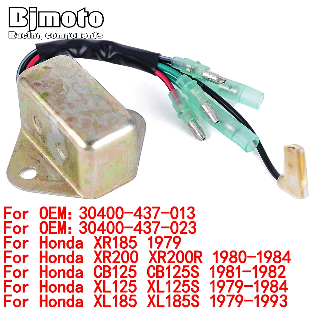 XR 185 200 Ignitor CDI Box Module Unit For Honda  XR200 XR200R CB 125 CB-125S XL-125 XL 125S  XL 185 XL-185S 30400-437-013/023