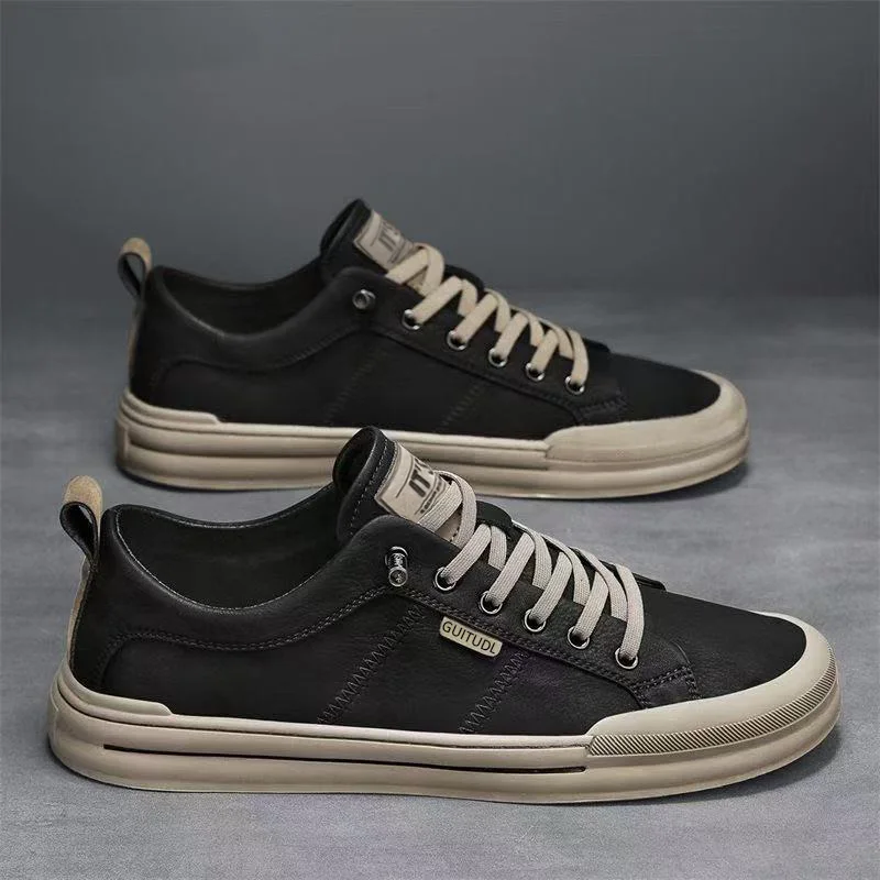 Simple Versatile White Sneakers, Board Men's Casual Shoes, Delicate And Breathable Without Causing Foot Discomfort_vogvips.com