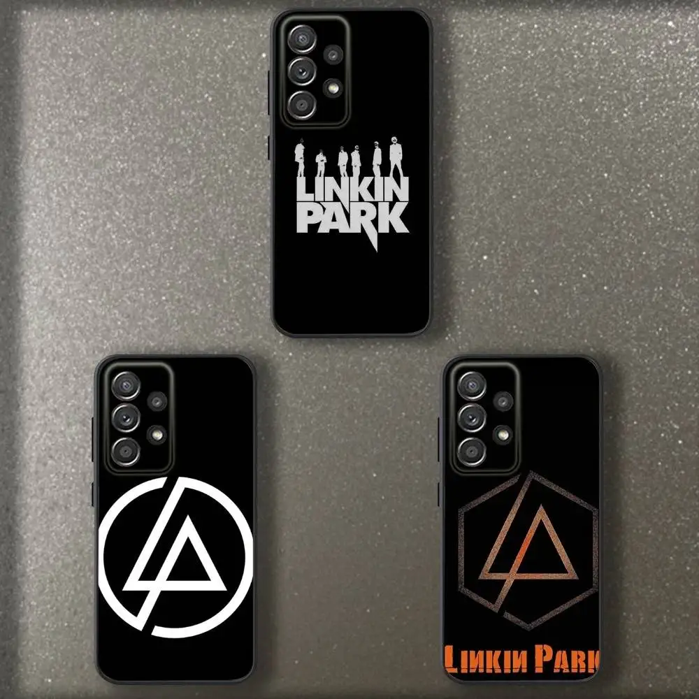 

The L-Linkins P-Park Band Phone Case For Samsung S 25,24,23,22,30,21,10,9,Ultra,Plus,Lite,FE,4,5 G Soft Black Case