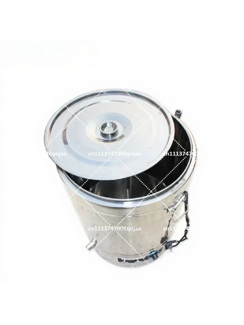 Double Layers Stainless Steel Honey Bucket Honey Tank with Heater for Beekeeping Equipment
