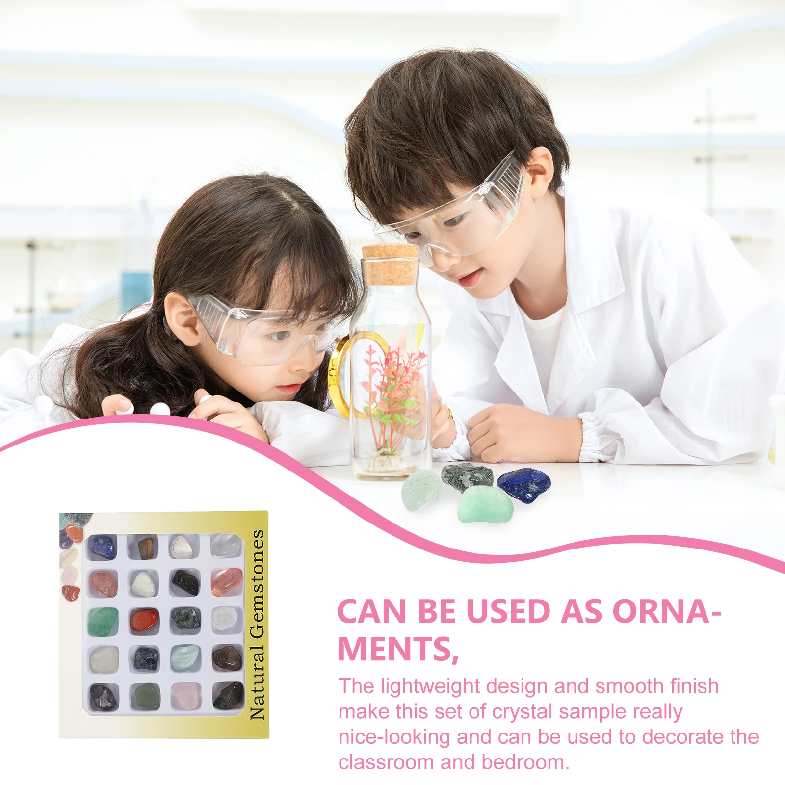 

Натуральные драгоценные камни, образец коробки, полированные хрустальные камни, красочные минеральные камни, обучающий реквизит, украшение для дома своими руками