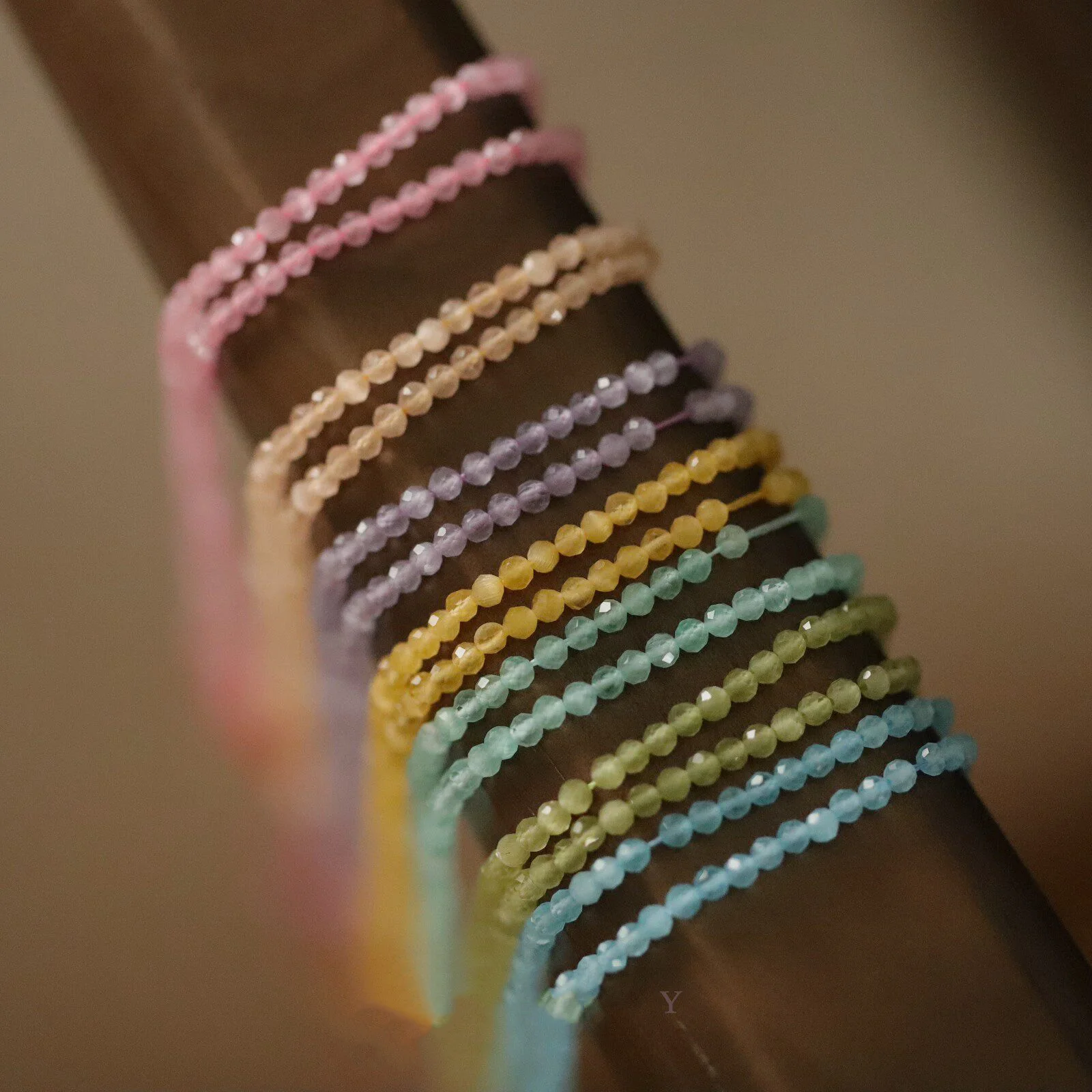 1Strand 2mm 3mm Colorful Cut Artificial Cat Eye Beads Necklace Bracelet DIY Jewelry Accessories Making Supplies