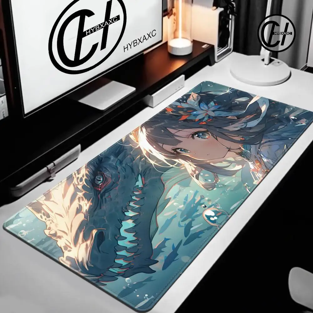 

HD Mythical Dragon Anime Mouse Pads Large Mouse Pad 900x400 Computer Gaming Mousepad Big Keyboard Mat Gamer Mouse Pads Desk Mats
