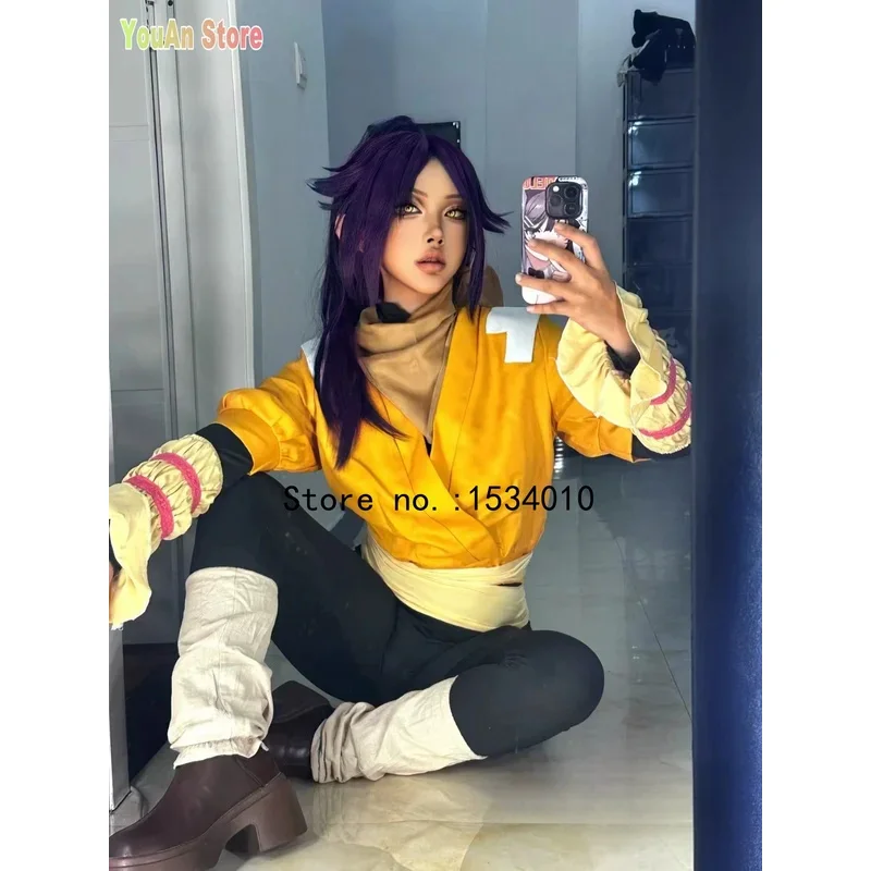 

Нестандартный размер Shihouin Yoruichi Косплей Костюм Хэллоуин