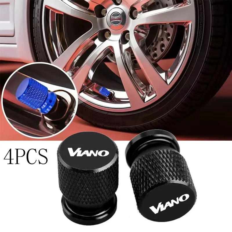 

Car Wheel Tire Valve Caps Tyre Stem Covers Airdust Waterproof For Mercedes Benz VIANO Accessories