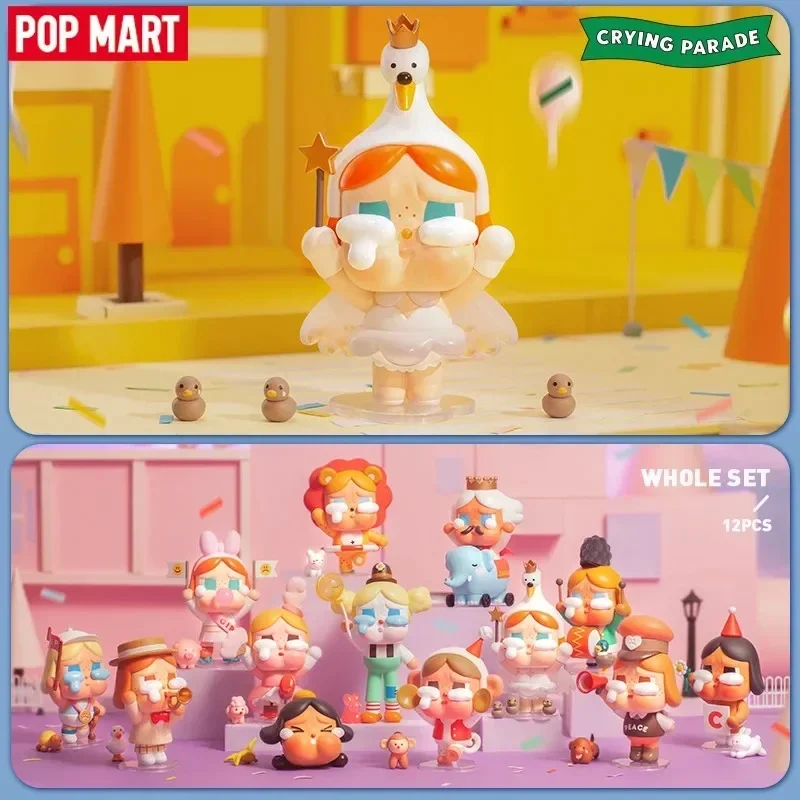 

POP MART Crybaby Crying Parade Series, модная слепая коробка, игрушки, загадочная коробка, милая фигурка, модель-сюрприз, подарок на день рождения