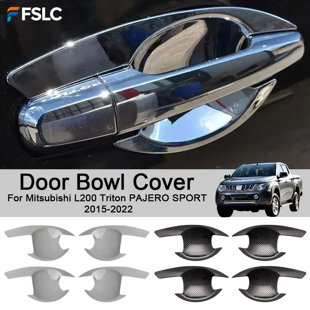 

Cars Accessories Door Bowl Cover For Mitsubishi L200 Triton PAJERO SPORT 2015-2022 Car Styling Stickers Upgrade